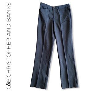 CJ Banks Christopher and Banks Navy Blue Pants 8